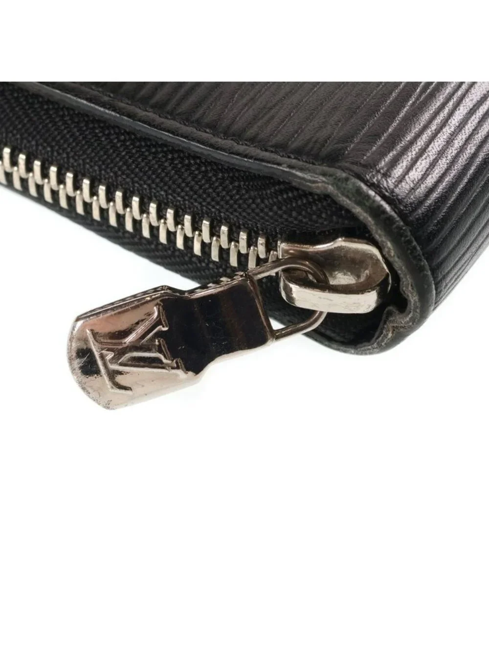Louis Vuitton Epi Zippy Organizer Noir Round Zip Wallet